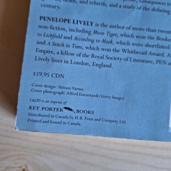 Consequences by Penelope Lively Acclaimed Author Fiction Novel - Picture 3 of 5